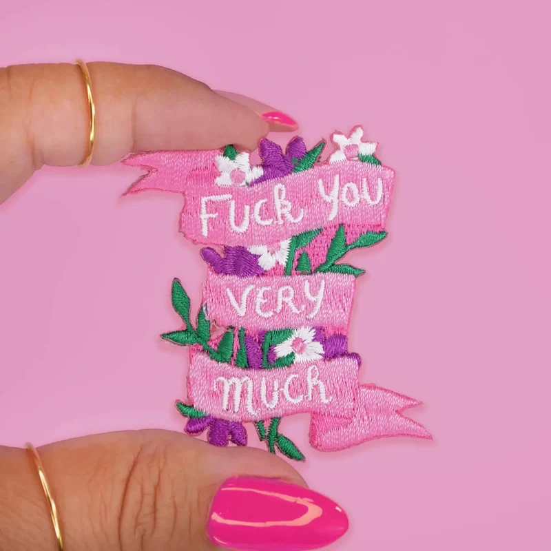 Patch Thermocollant - Fuck you very much - Malicieuse