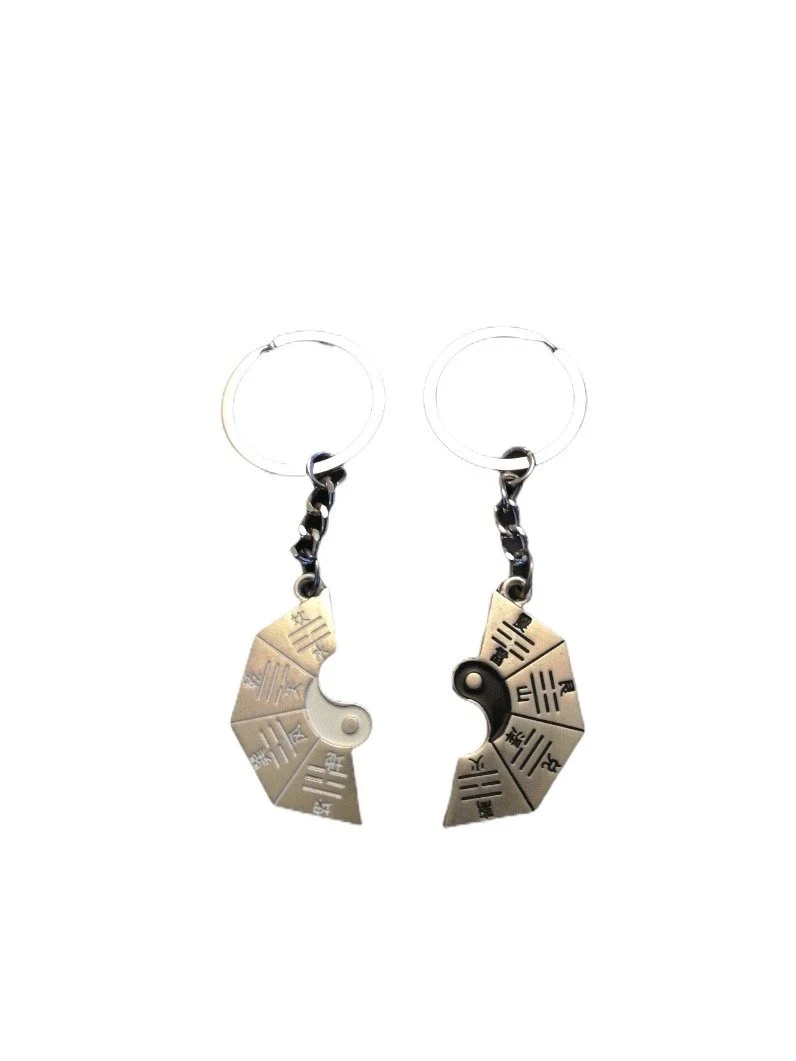 Porte-clé duo paire à partager motifs mélangés (x12)