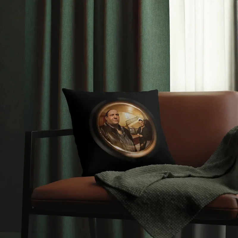 Knock Knock Tony from New Jersey Mobster Waterproof Pillows