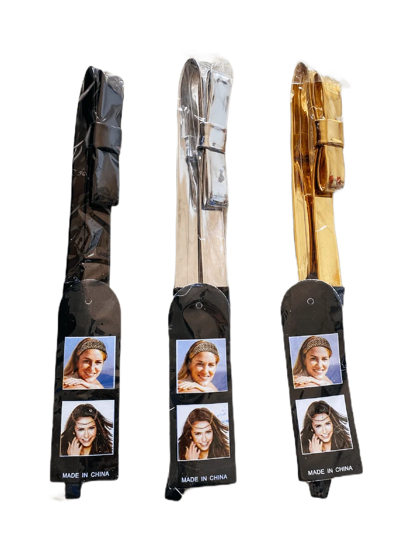 Bandeaux headband métallique noeud (x12)