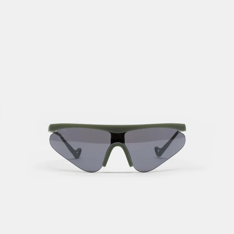 Momoka Pacer Sunglasses in Viridian/D+ Onyx Mirror