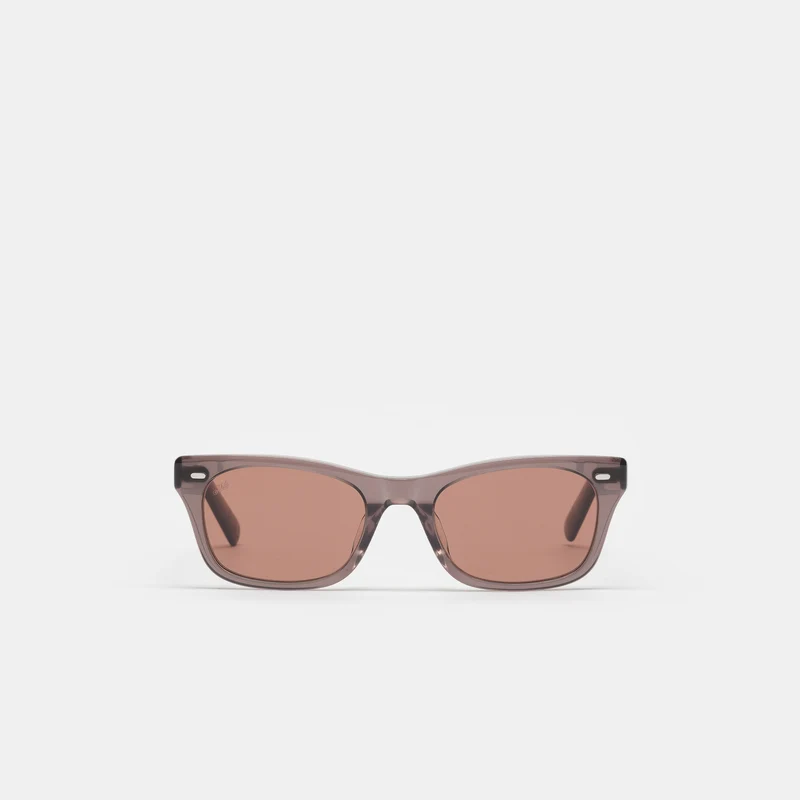 Solace Sunglasses in Clear Grey/Brown