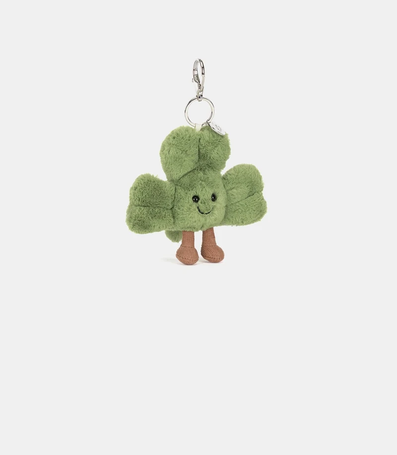 Amuseables siofra shamrock bag charm