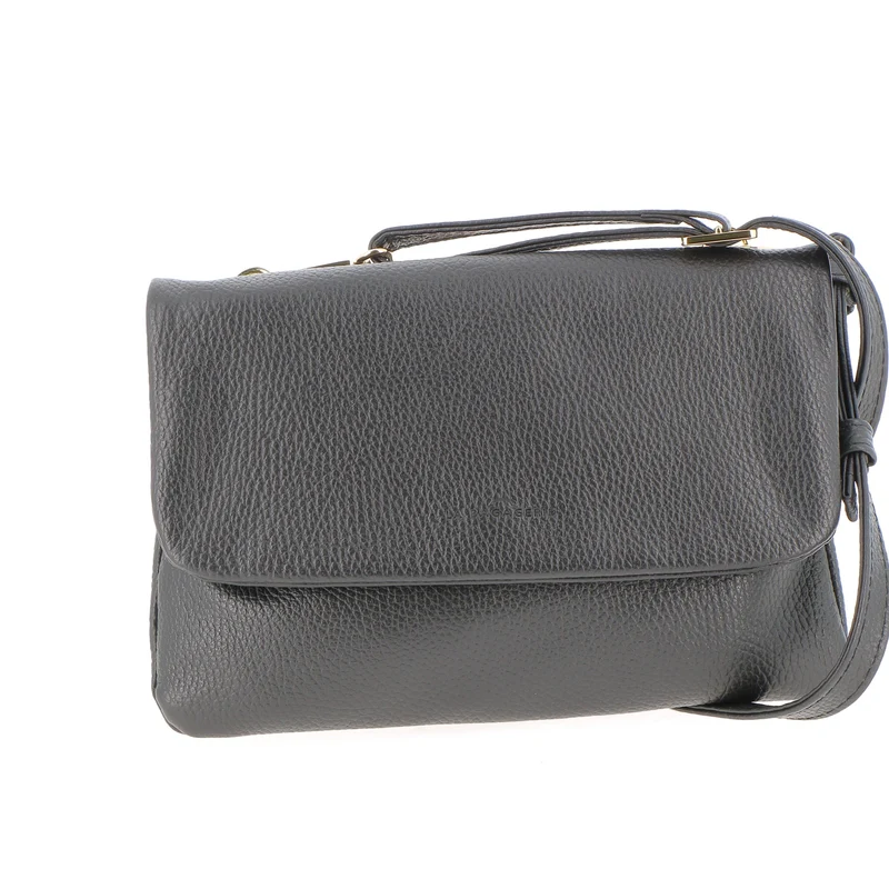 Sac Porté Épaule / Porté Croisé Emmanuelle - Noir