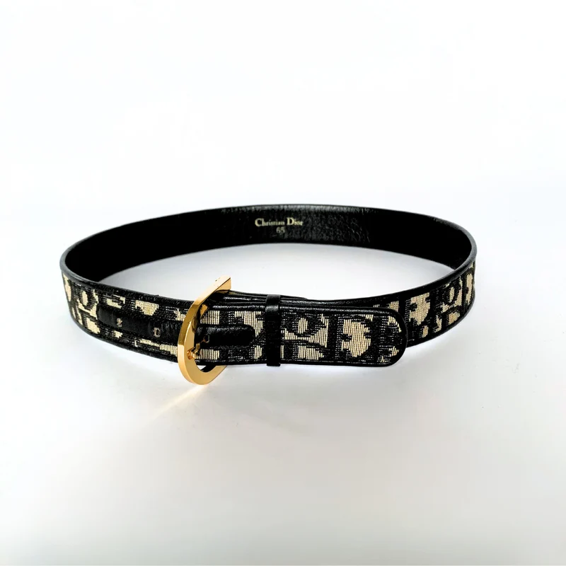 Dior Ceinture 65 Jacquard Oblique-Toile