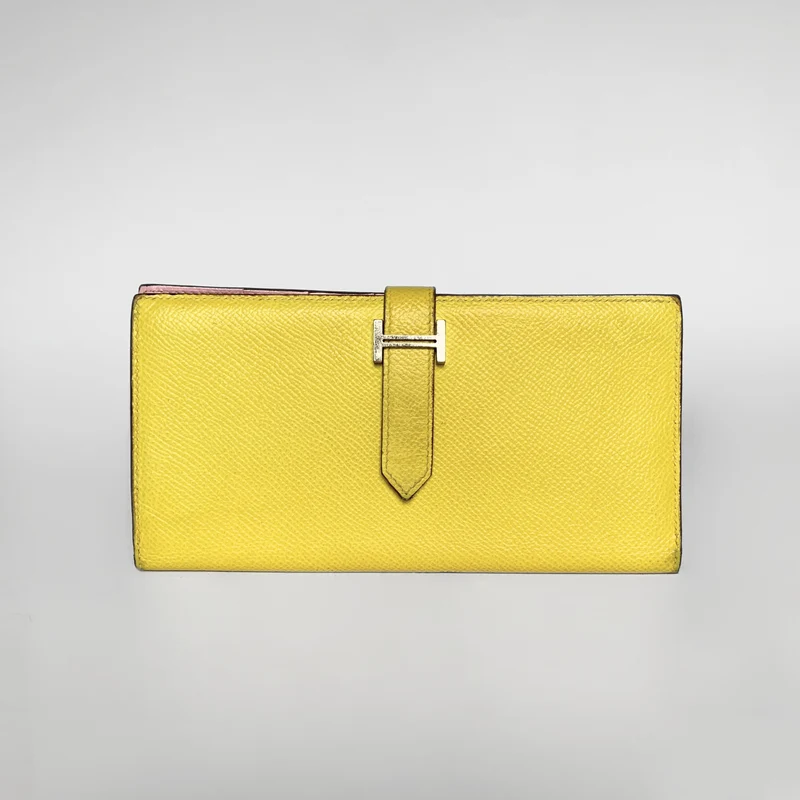 Hermès Bearn Portefeuille Epsom Cuir
