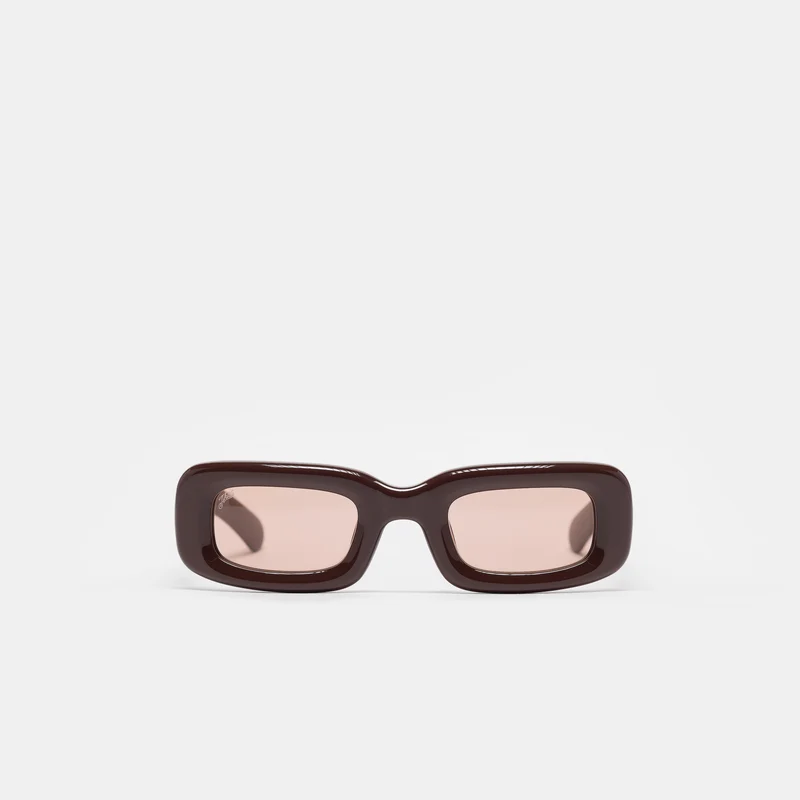 Verve Inflated Sunglasses in Brown/Brown