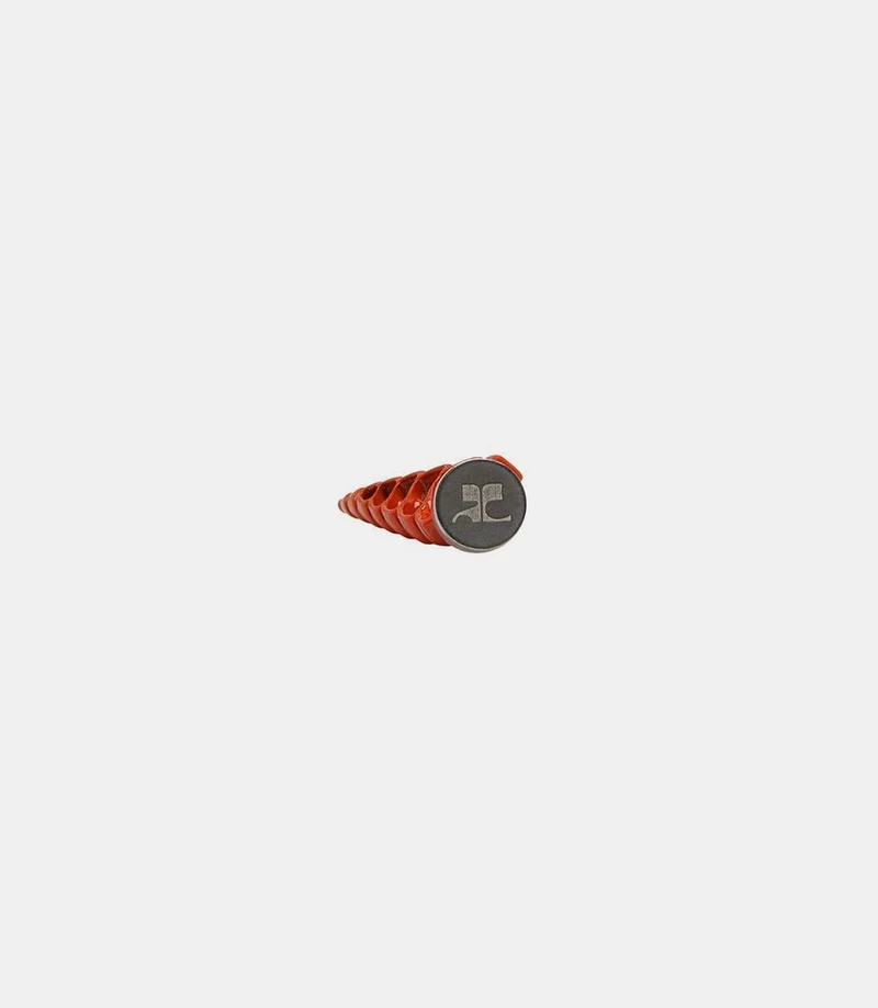 Boucle d'oreille coquillage perforée