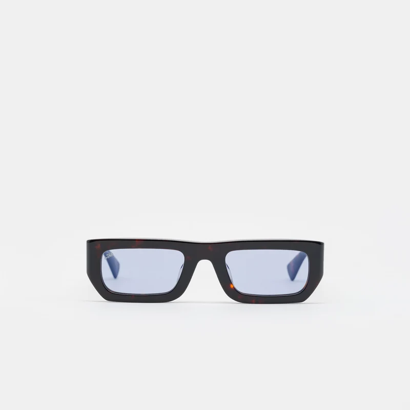 Polaris Sunglasses in Dark Tortoise/Blue