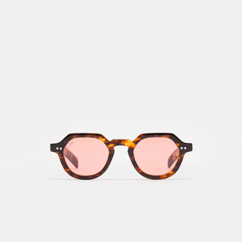 Lola Sunglasses in Brown Havana/Apricot