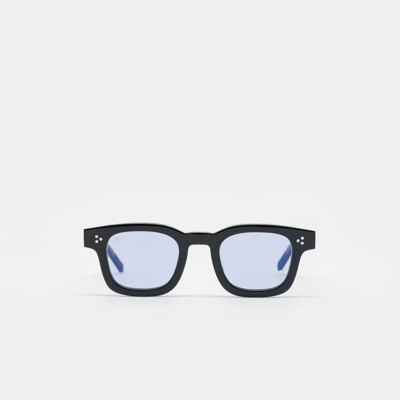 Ascent Sunglasses in Black/Sky Blue