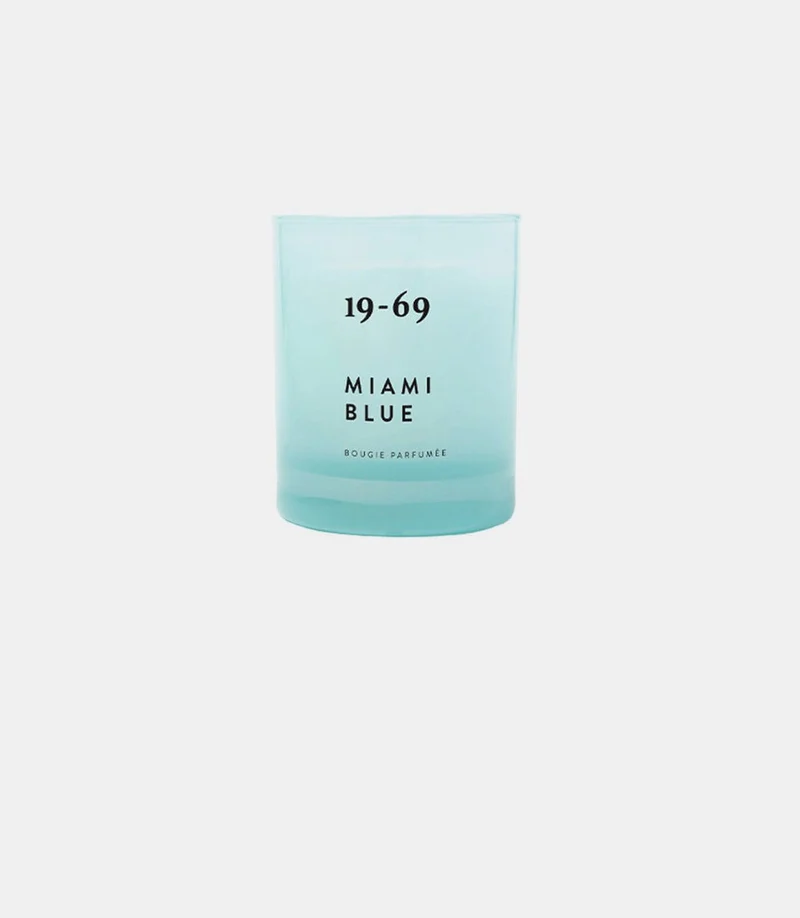Miami blue bougie