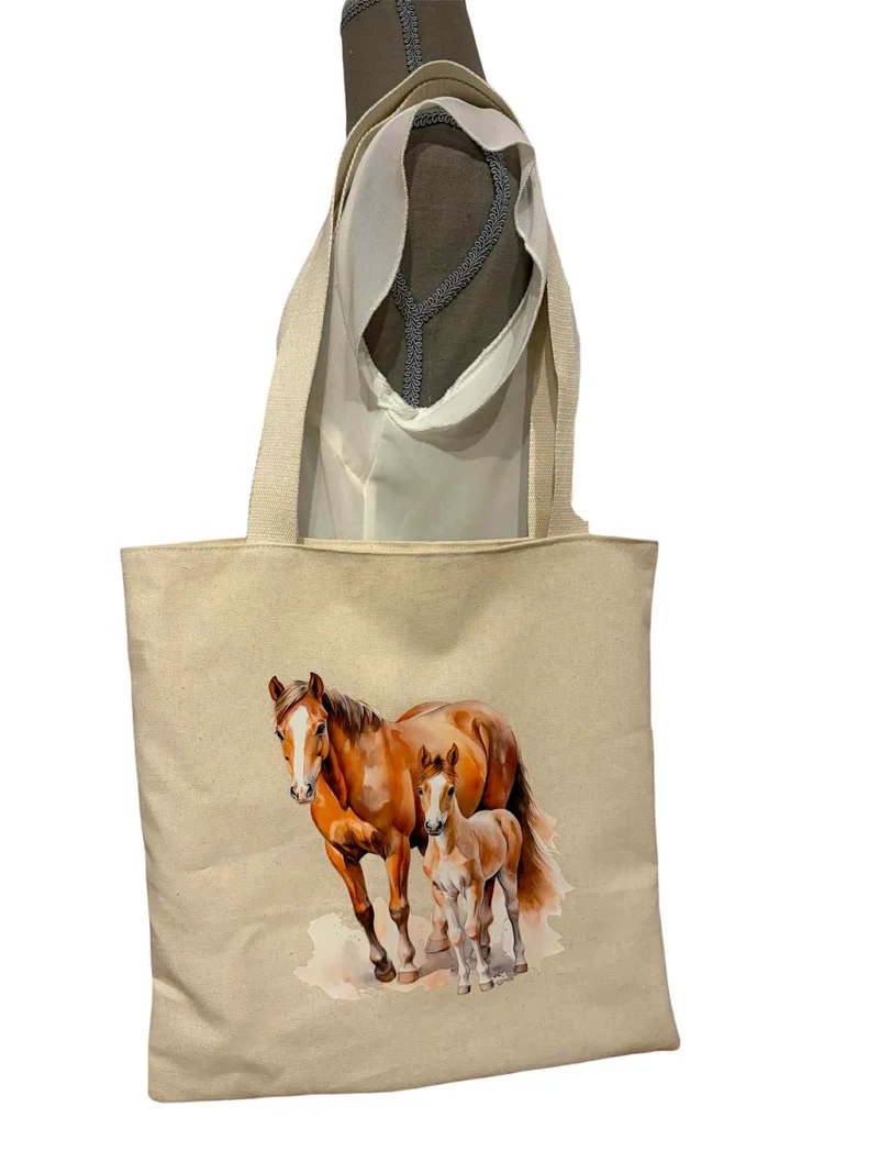 Tote Bag Chevaux « Équinoxe »