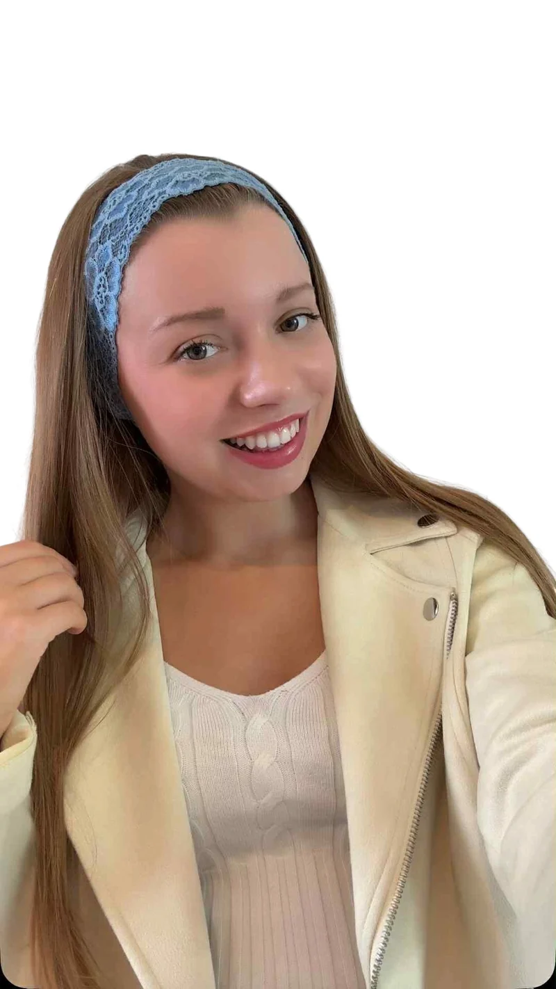 Bandeau à cheveux " Ciel d'été" - Modèle Femme