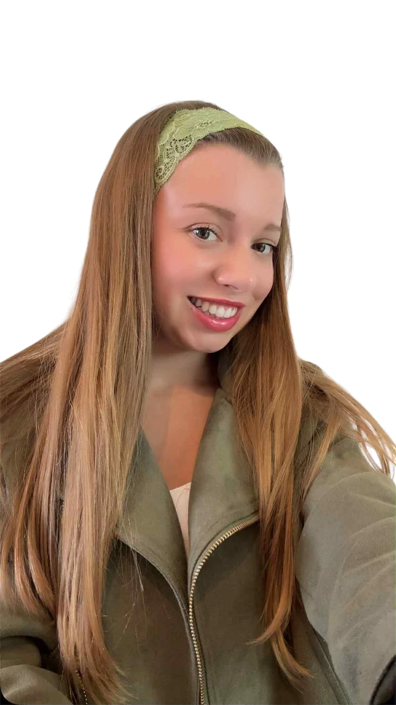 Bandeau à cheveux " Eclat d'olive " - Modèle Femme