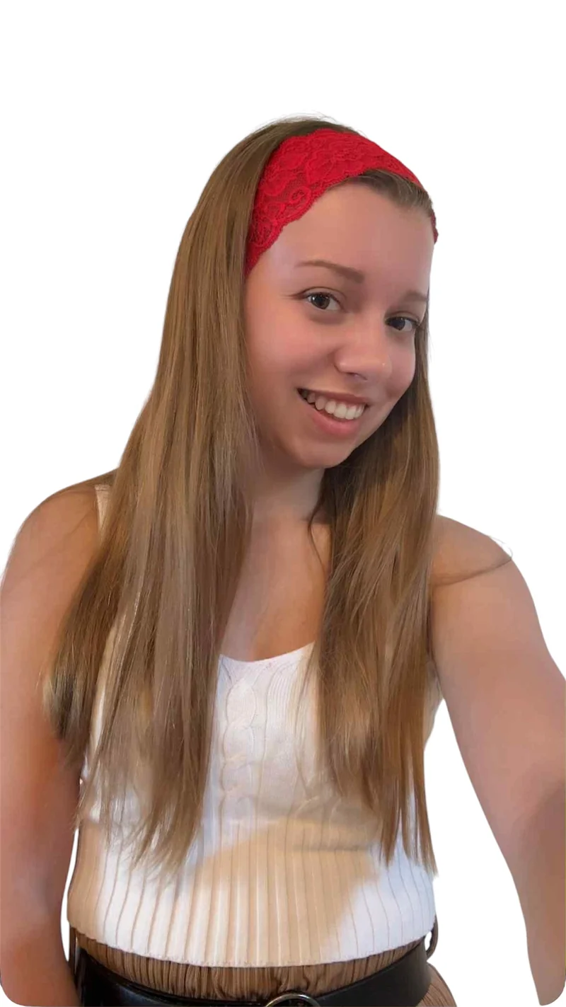 Bandeau à Cheveux " Elégance Ecarlate" - Modèle Femme