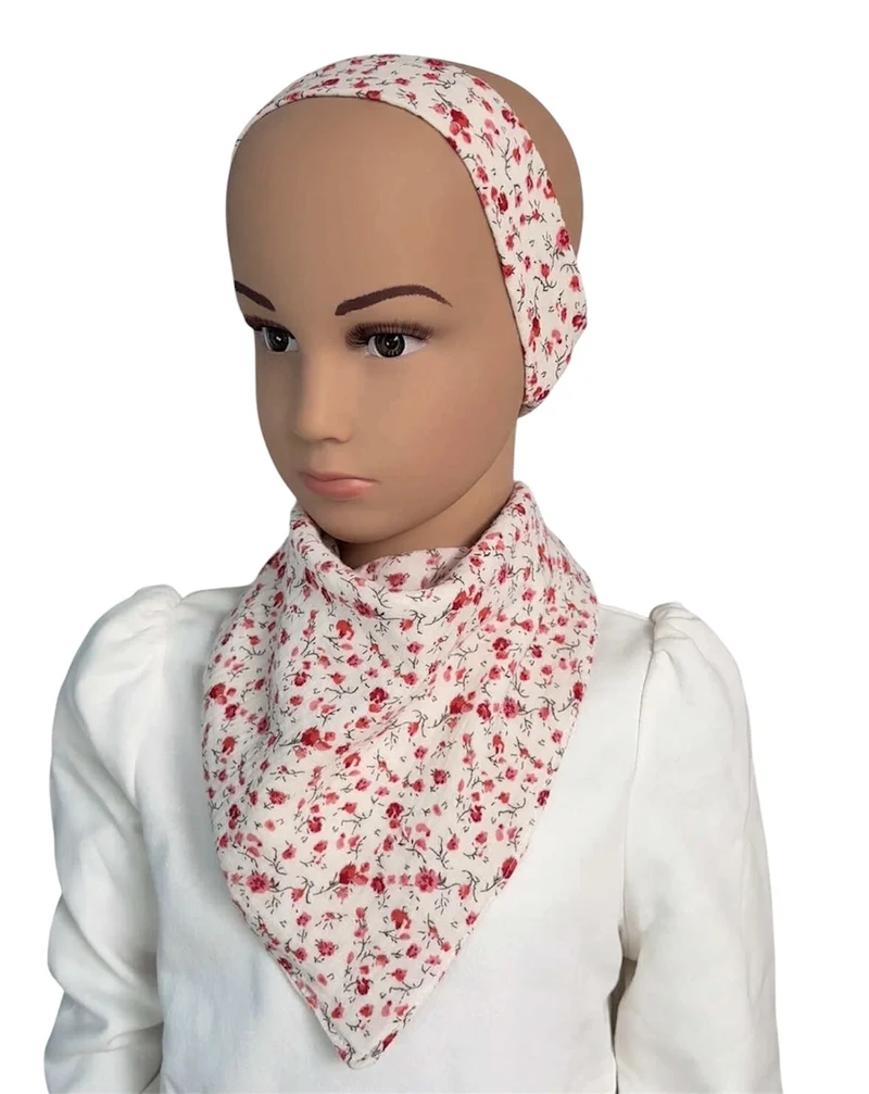 Bandeau à Cheveux " Rose Garden" - Modèle 2 ans