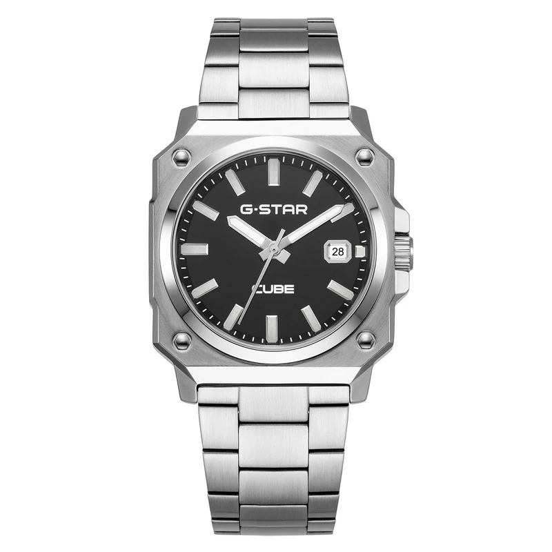 G-STAR Cube Montre Homme Argentée GSW.508.05