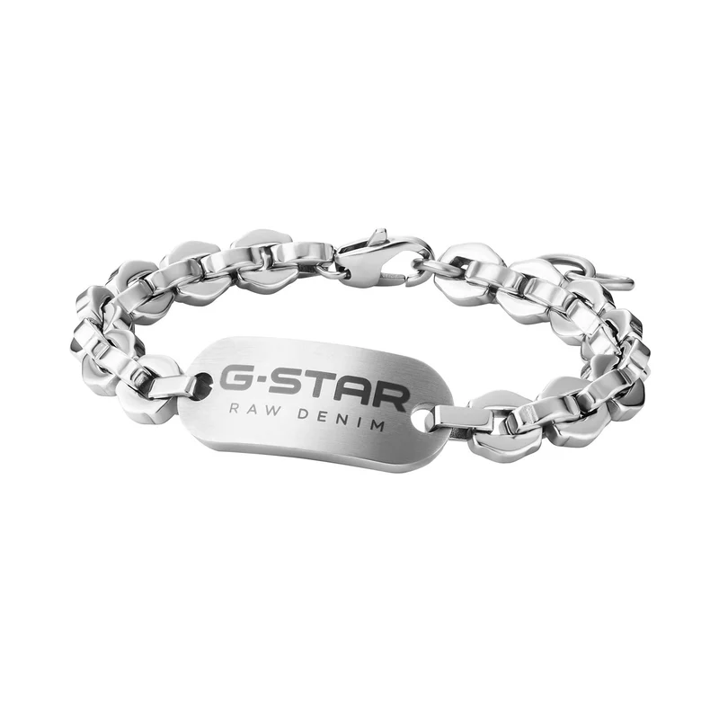 G-Star ZipPoint Bracelet en acier argenté GSJ.104.03