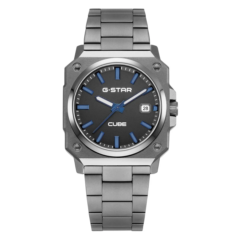 G-STAR Cube Montre Homme Analogique Gunmetal GSW.508.07
