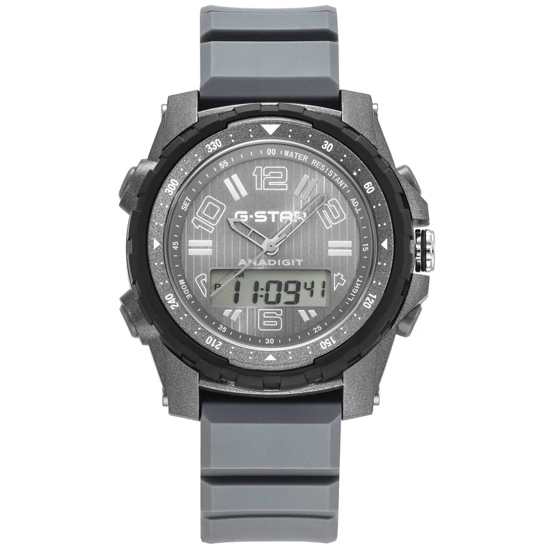 G-STAR Ops01 Montre Homme Ana-Digi Gris Noir GSW.502.01