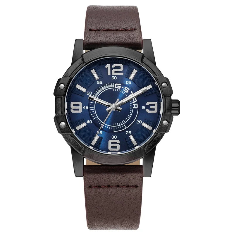 G-STAR Constructed Montre Homme en Laiton Noir GSW.506.05