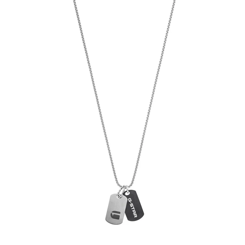 G-Star M-Tag Collier argenté GSJ.101.02