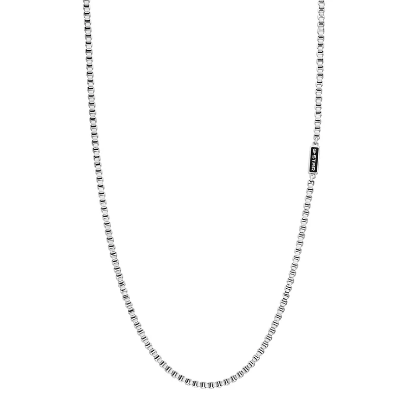 G-Star Floatcore Collier argenté Box Chain GSJ.100.04