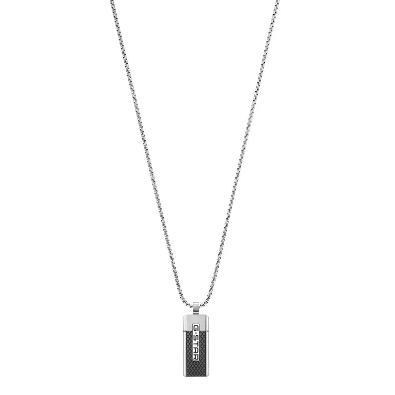 G-STAR Mtrx Collier argenté Box Chain GSJ.105.01