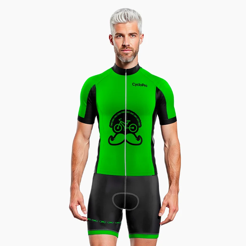 Tenue De Cyclisme Verte - Fleur de l'age