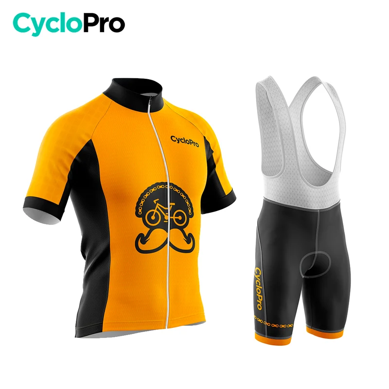 Tenue De Cyclisme Orange - Fleur de l'age