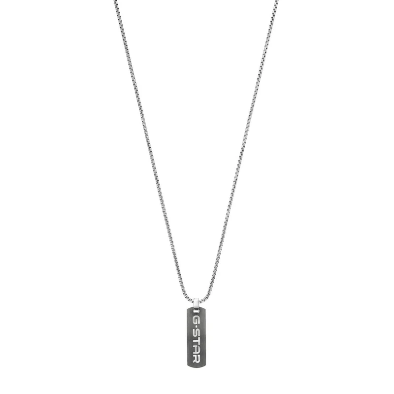 G-STAR Incisio Collier argenté GSJ.106.01