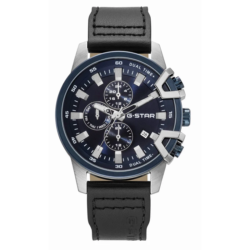 G-STAR Bend3D Montre Homme Bleu Argenté GSW.505.02