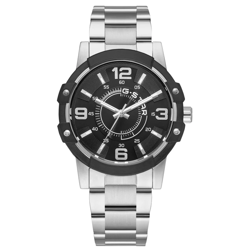 G-STAR Constructed Montre Homme Argentée GSW.506.06