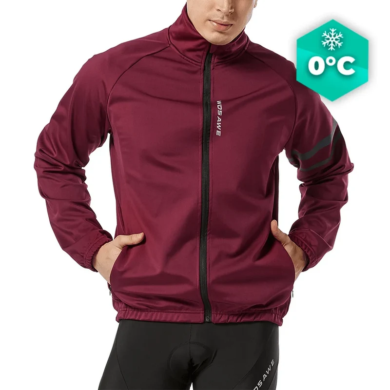 Veste Thermique Cyclisme Rouge - Mountain+