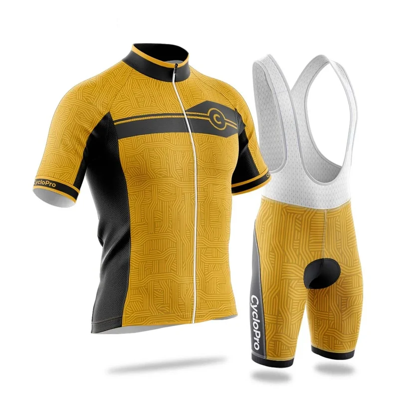 TENUE DE CYCLISME ÉTÉ HOMME JAUNE - DIAMOND+