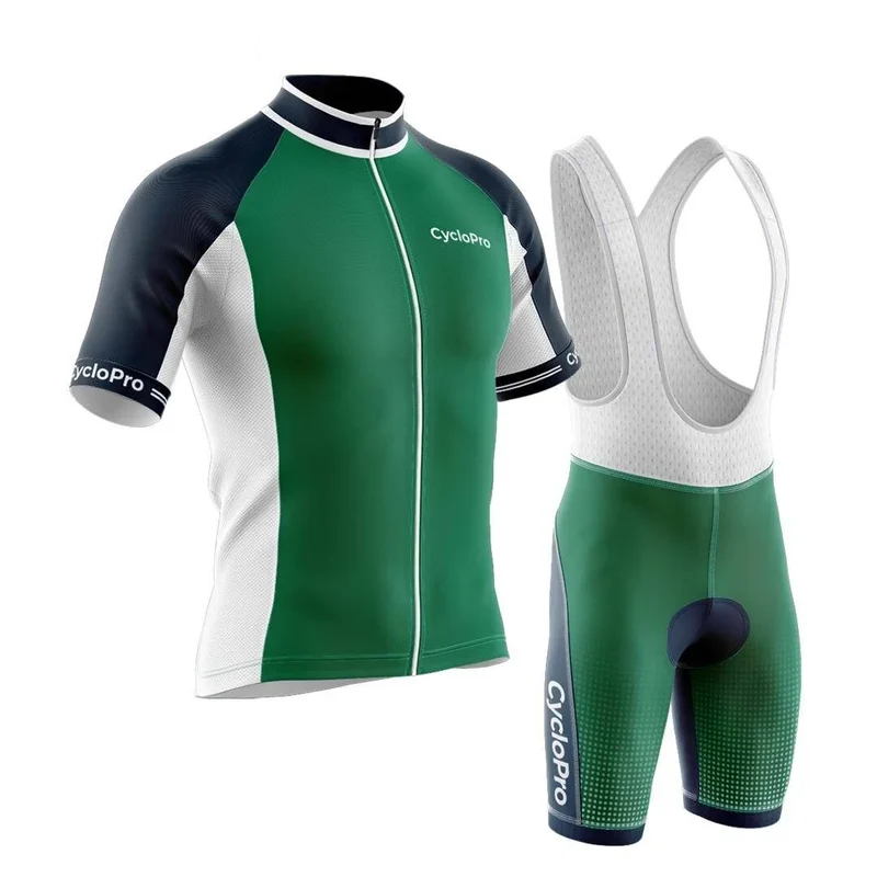 TENUE DE CYCLISME ÉTÉ HOMME VERTE - UNI++