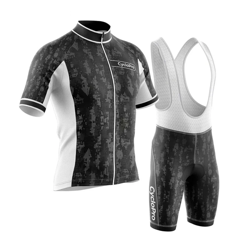 TENUE DE CYCLISME ÉTÉ HOMME GRISE - PIXEL+