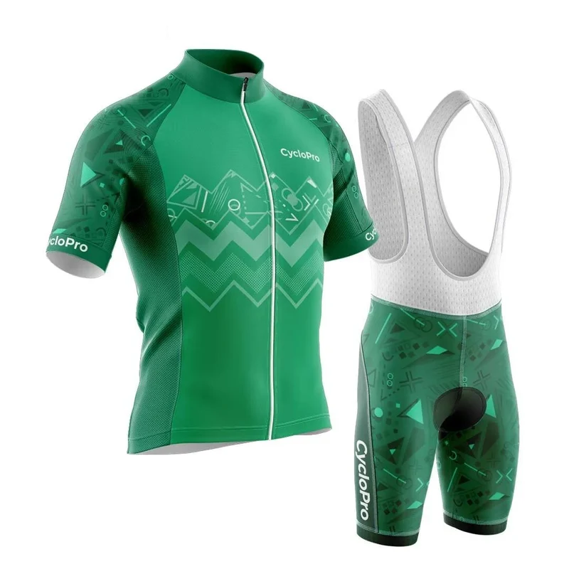 TENUE DE CYCLISME ÉTÉ HOMME VERTE - WAVE+