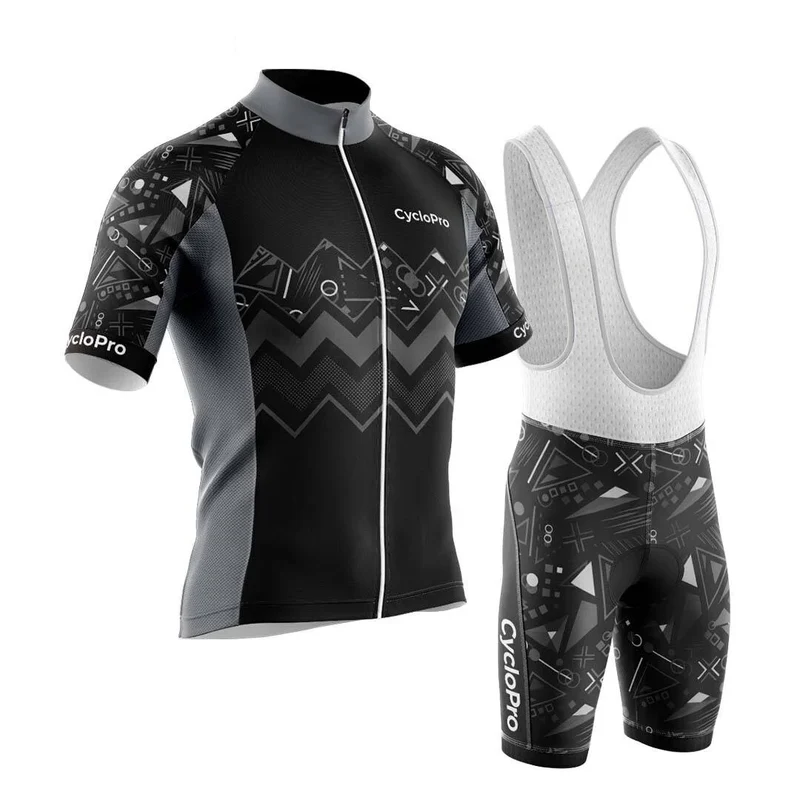 TENUE DE CYCLISME ÉTÉ HOMME NOIR - WAVE+