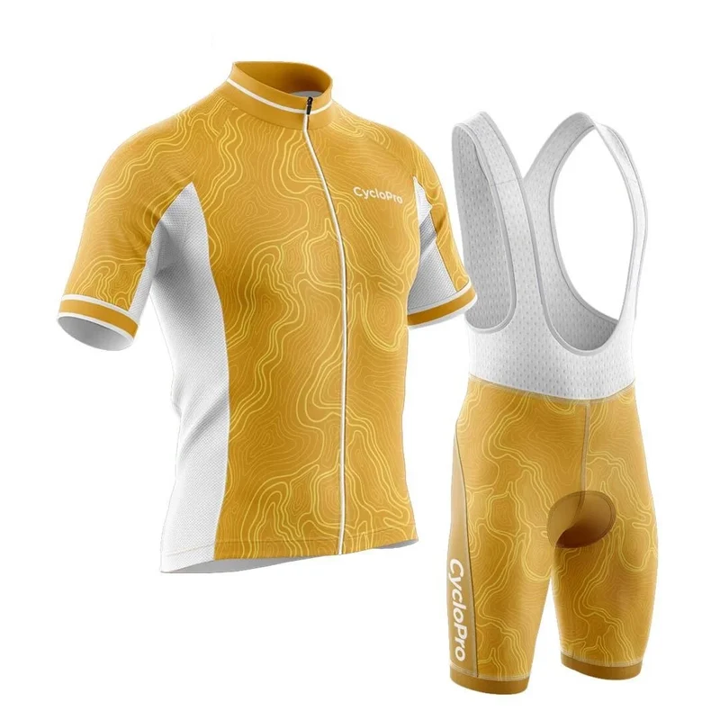 TENUE DE CYCLISME ÉTÉ HOMME JAUNE - FLUIDITY+