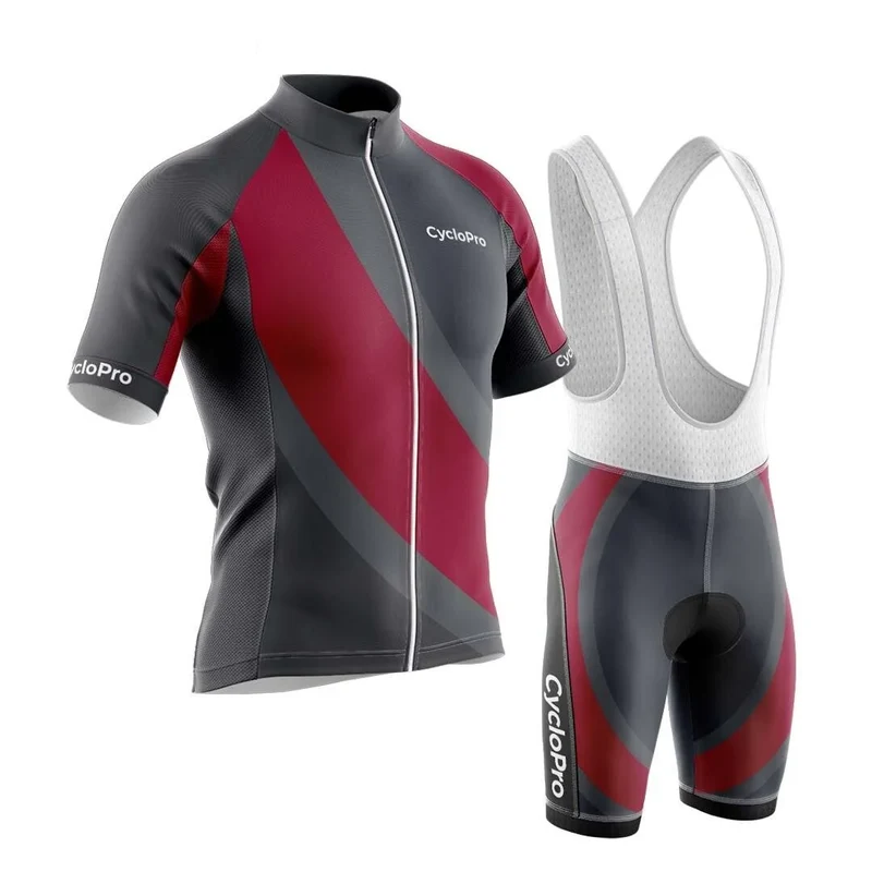TENUE DE CYCLISME ÉTÉ HOMME ROUGE - GLADIATOR+