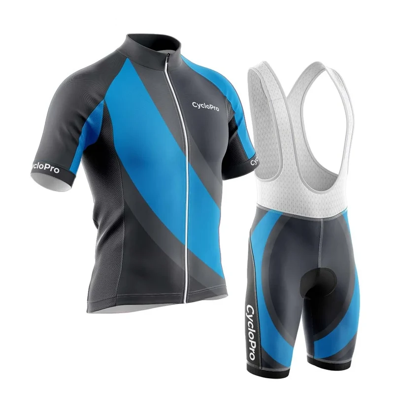 TENUE DE CYCLISME ÉTÉ HOMME BLEUE - GLADIATOR+
