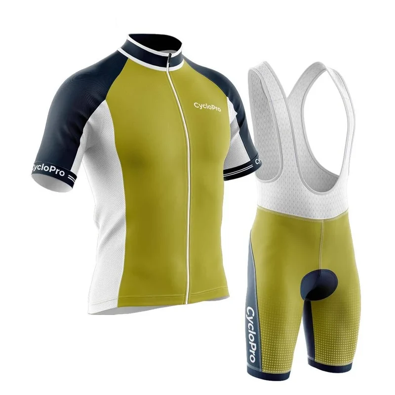 TENUE DE CYCLISME ÉTÉ HOMME JAUNE - UNI+