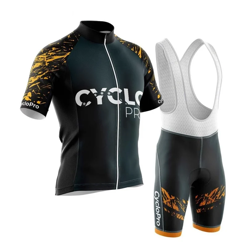 Tenue De Cyclisme été Homme Orange - CYCLOPRO+