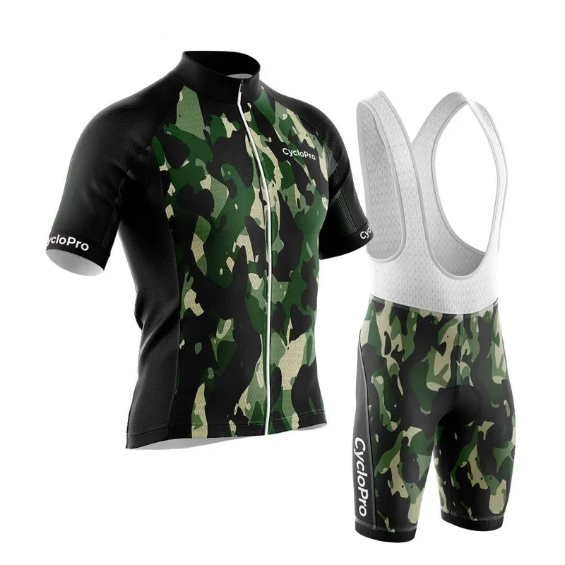 Tenue De Cyclisme été Verte - Militaro+