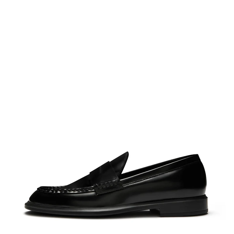 Isabel Bernard Vendôme Mocassins Blandine en cuir spazzolato noir IB51015-601-37