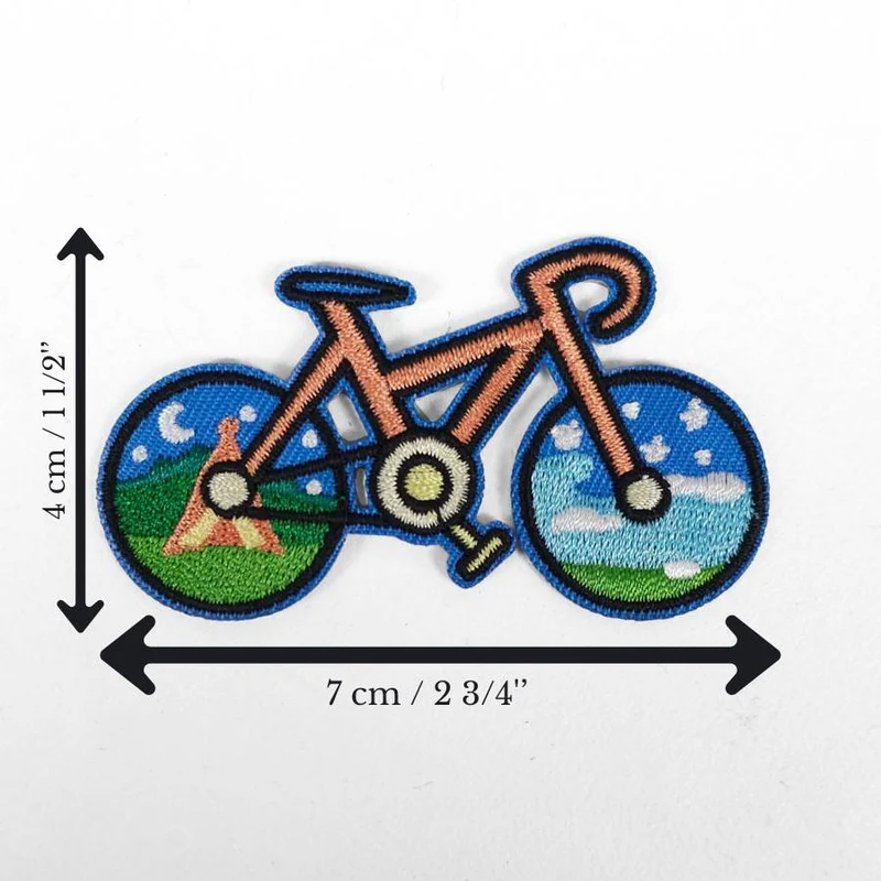 Écusson vélo aventure | Thermocollant