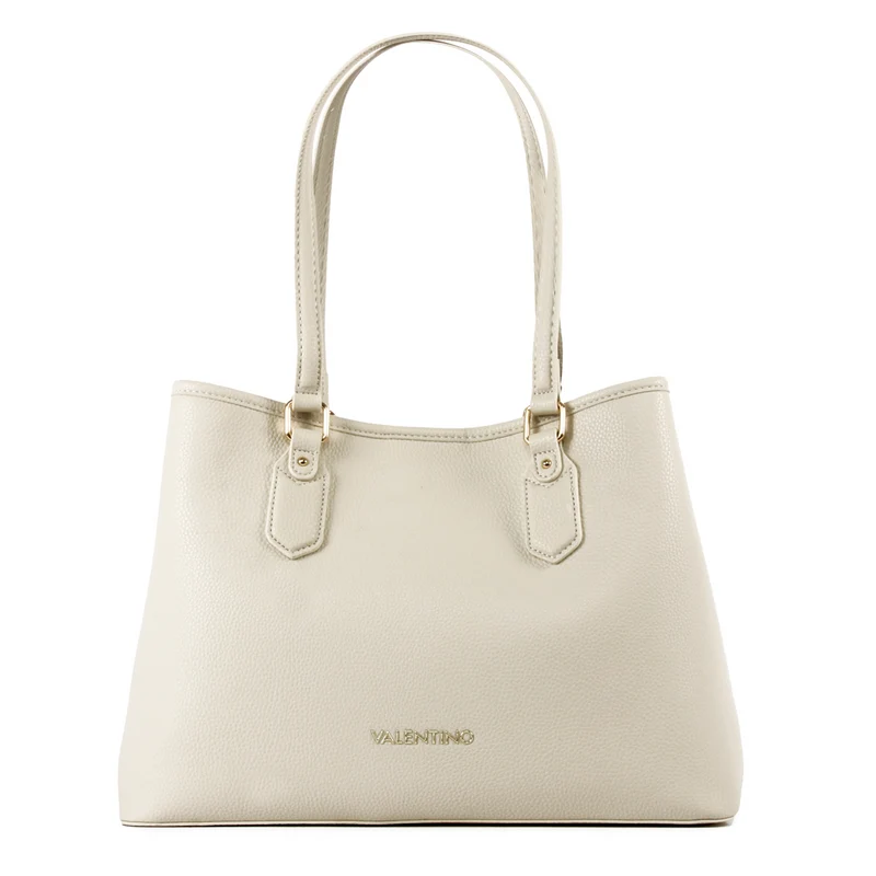 Valentino Bags Brixton Cabas Écru VBS7LX01ECRU