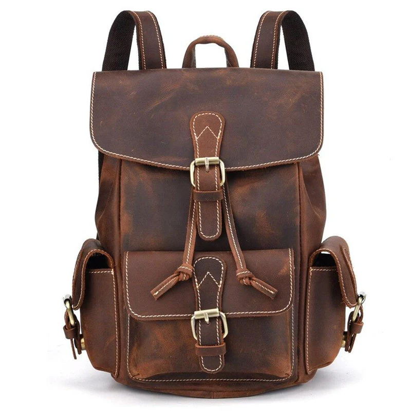 Sac à dos en cuir vintage pour femme | CONTI